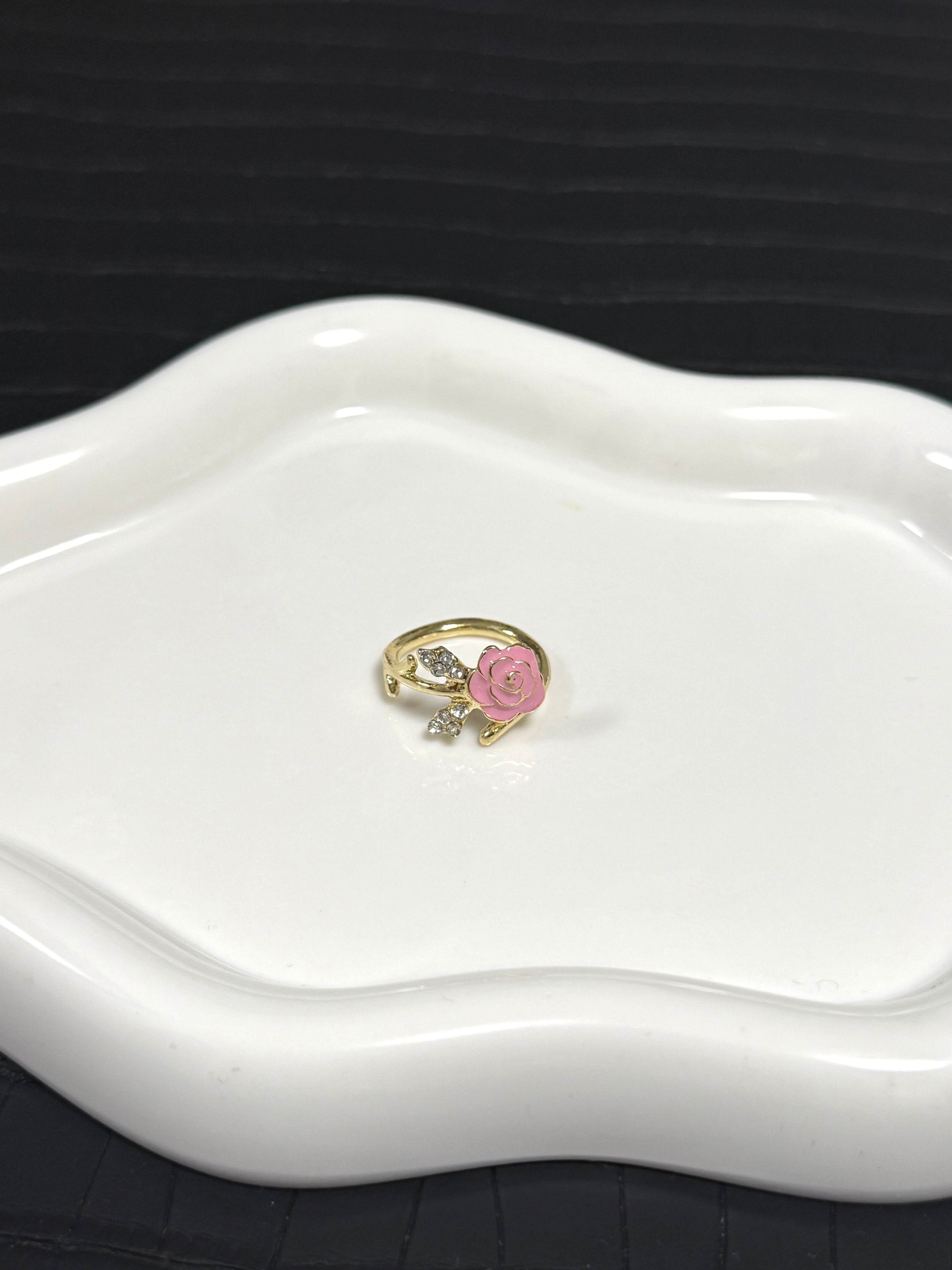 Pink Rose Gold Ring