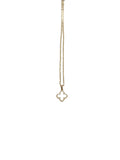 Elegant Gold Clover Pendant Necklace