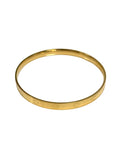 Gold Lucky Clover Bangle