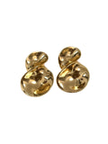 Gold Abstract Wave Earrings