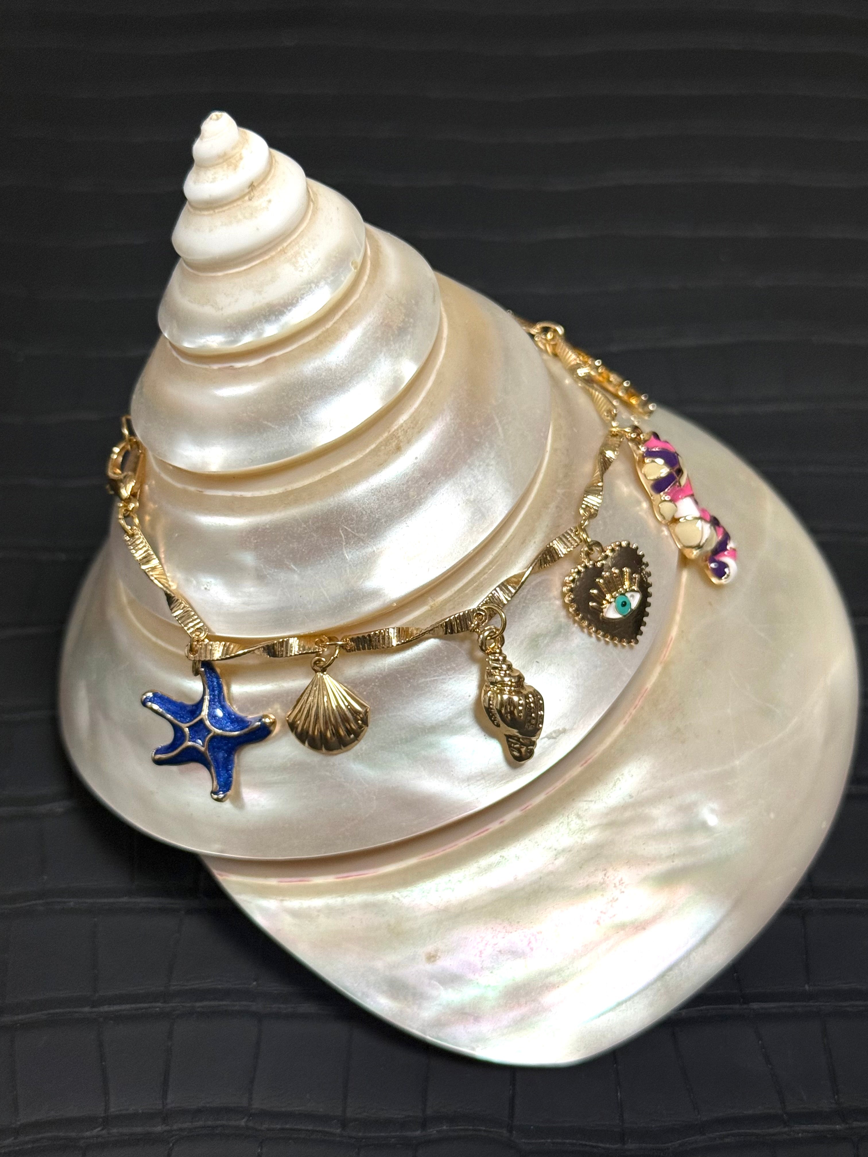 Multicolour Marine Life Bracelet