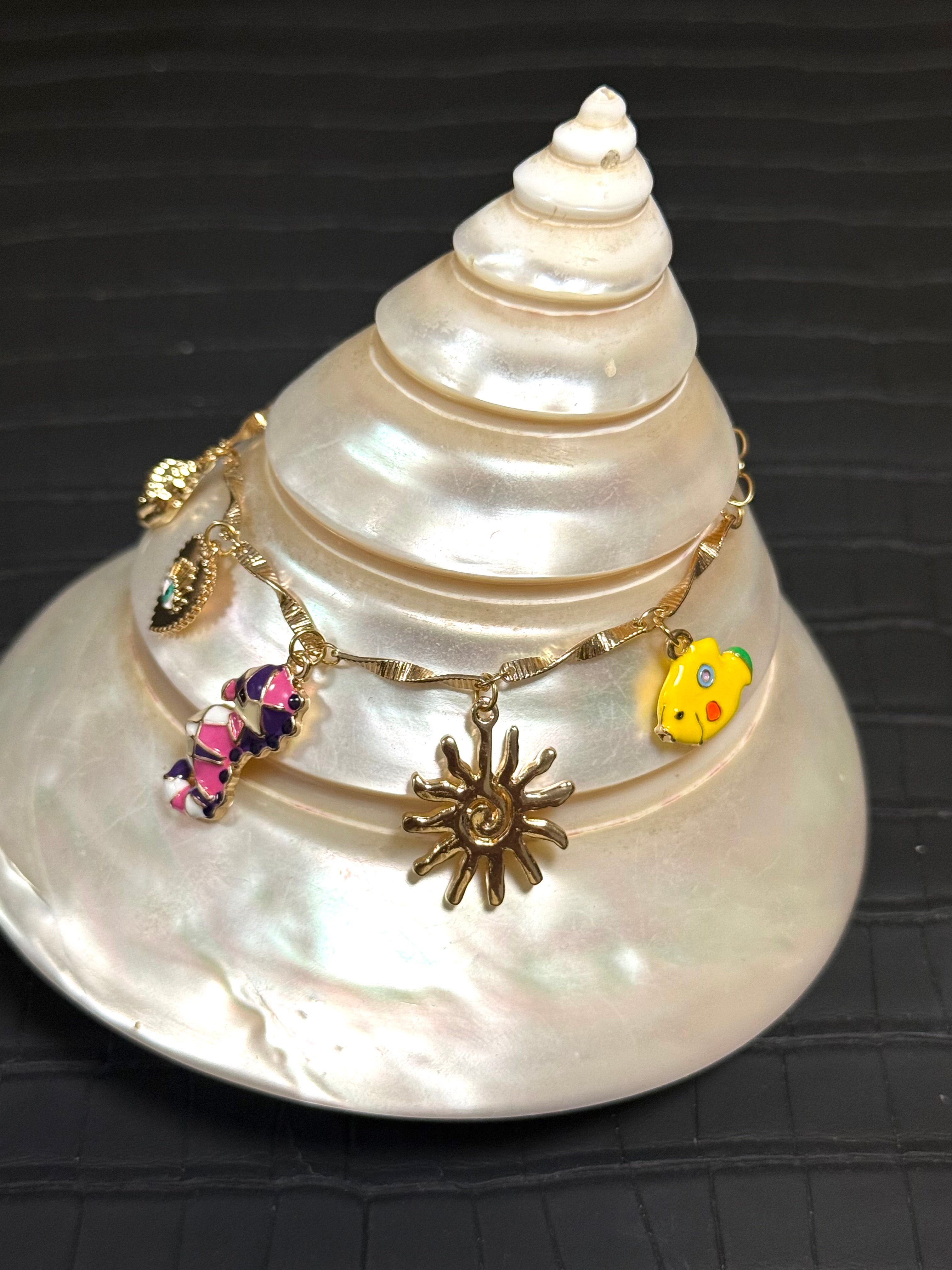 Multicolour Marine Life Bracelet