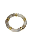 Marble Gold Bead Bracelet