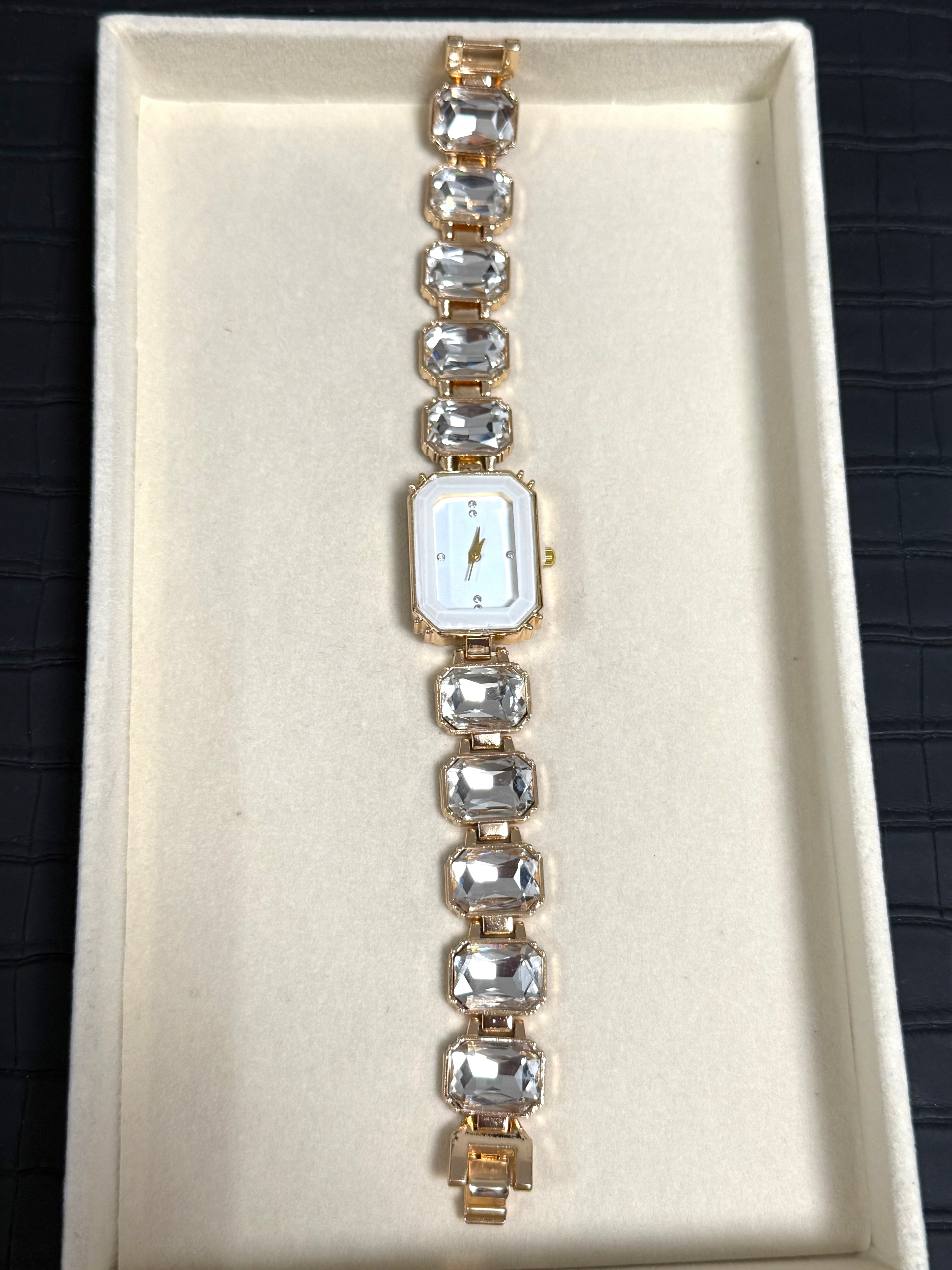 Crystal Bracelet Watch