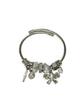 Silver Butterfly Charm Bracelet