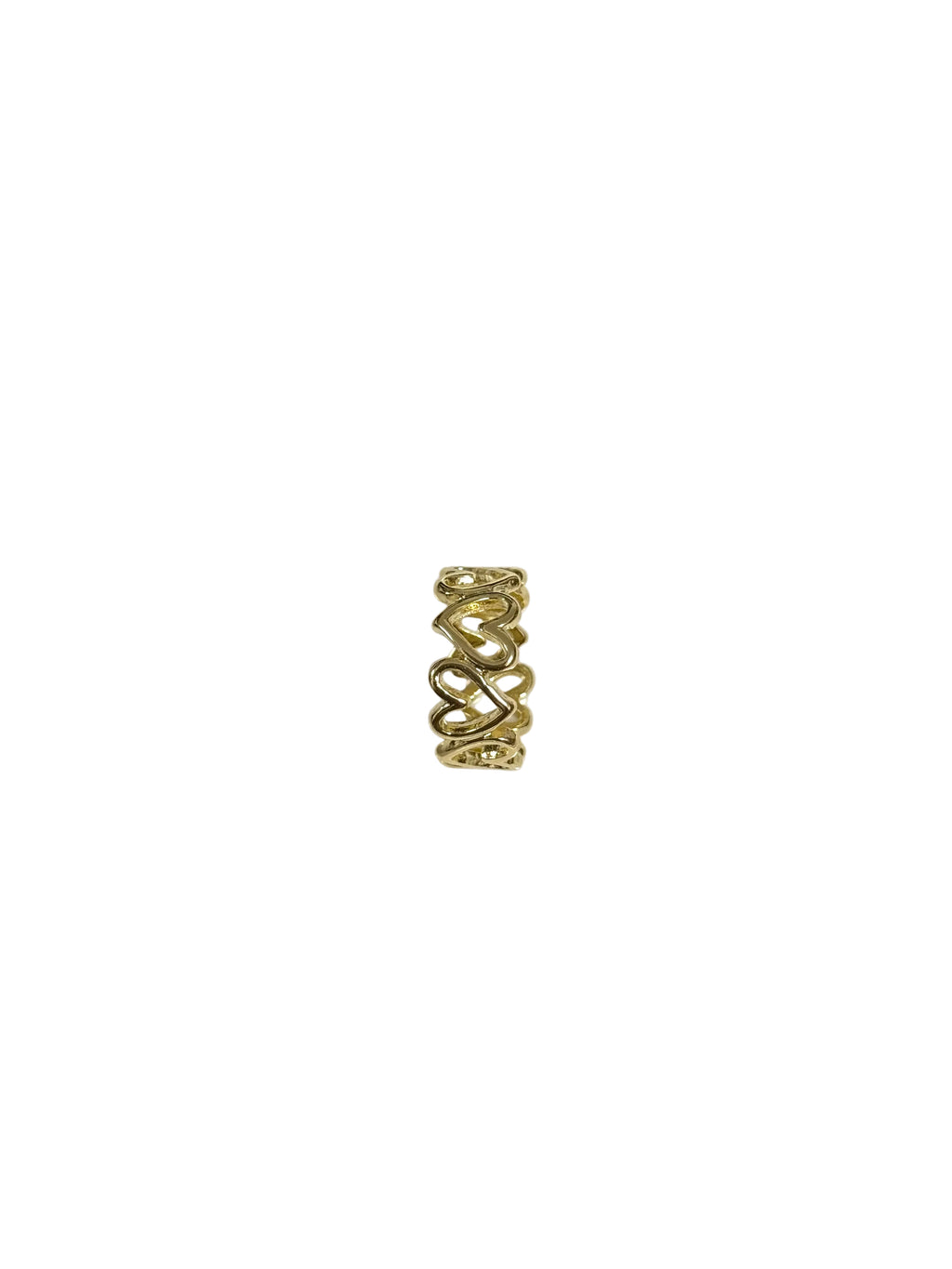 Gold Heart Band Ring