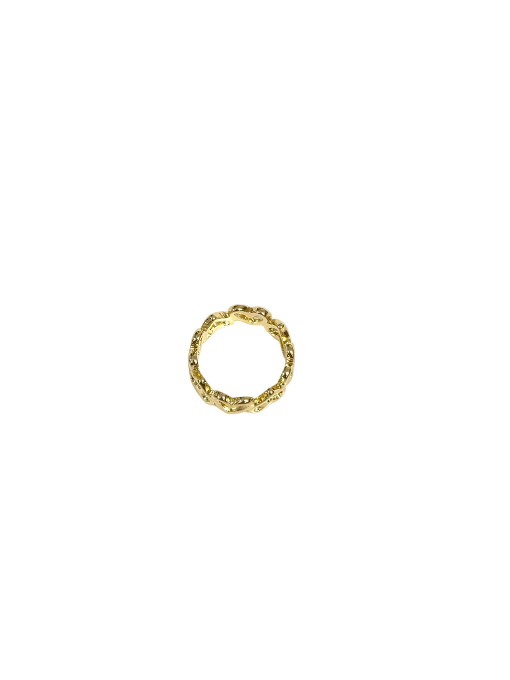 Gold Heart Band Ring