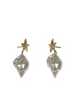 Starfish Pearl Shell Earrings