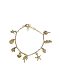 Palm & Star Charm Bracelet